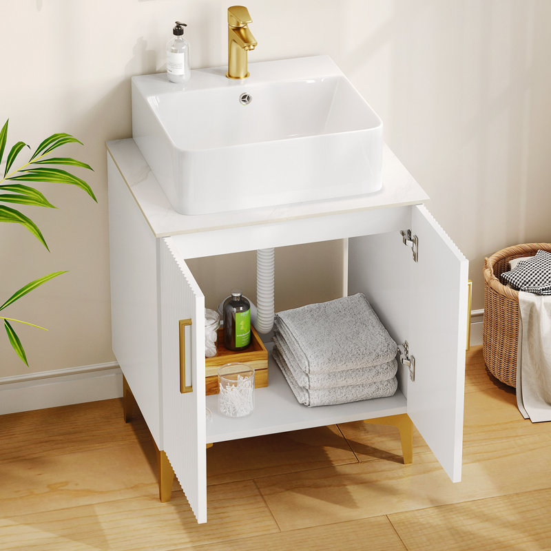 Willa Arlo??? Interiors Rexford 23.6'' Free Standing Bathroom Vanity with ...